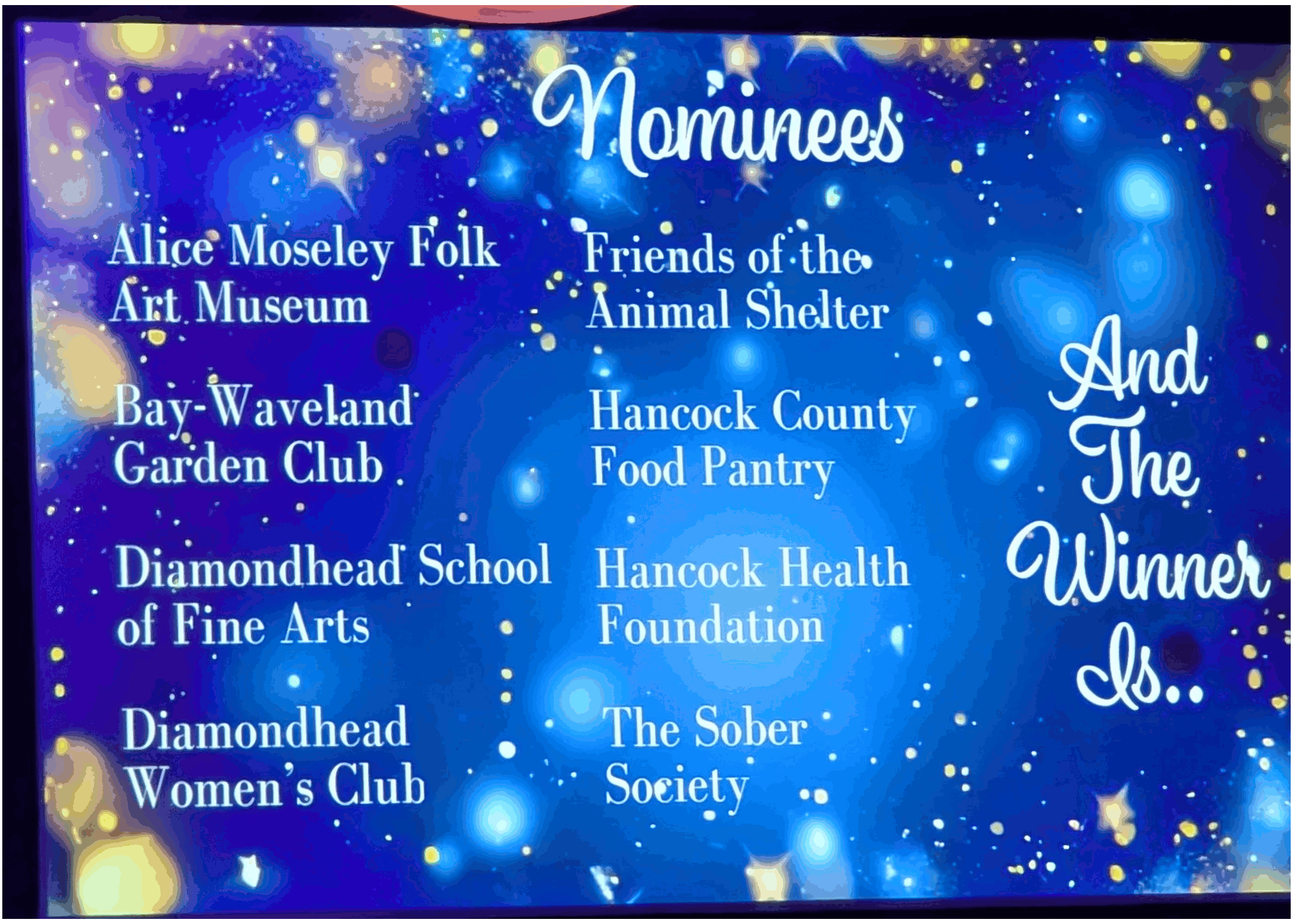 Hancock County Chamber Awards Gala