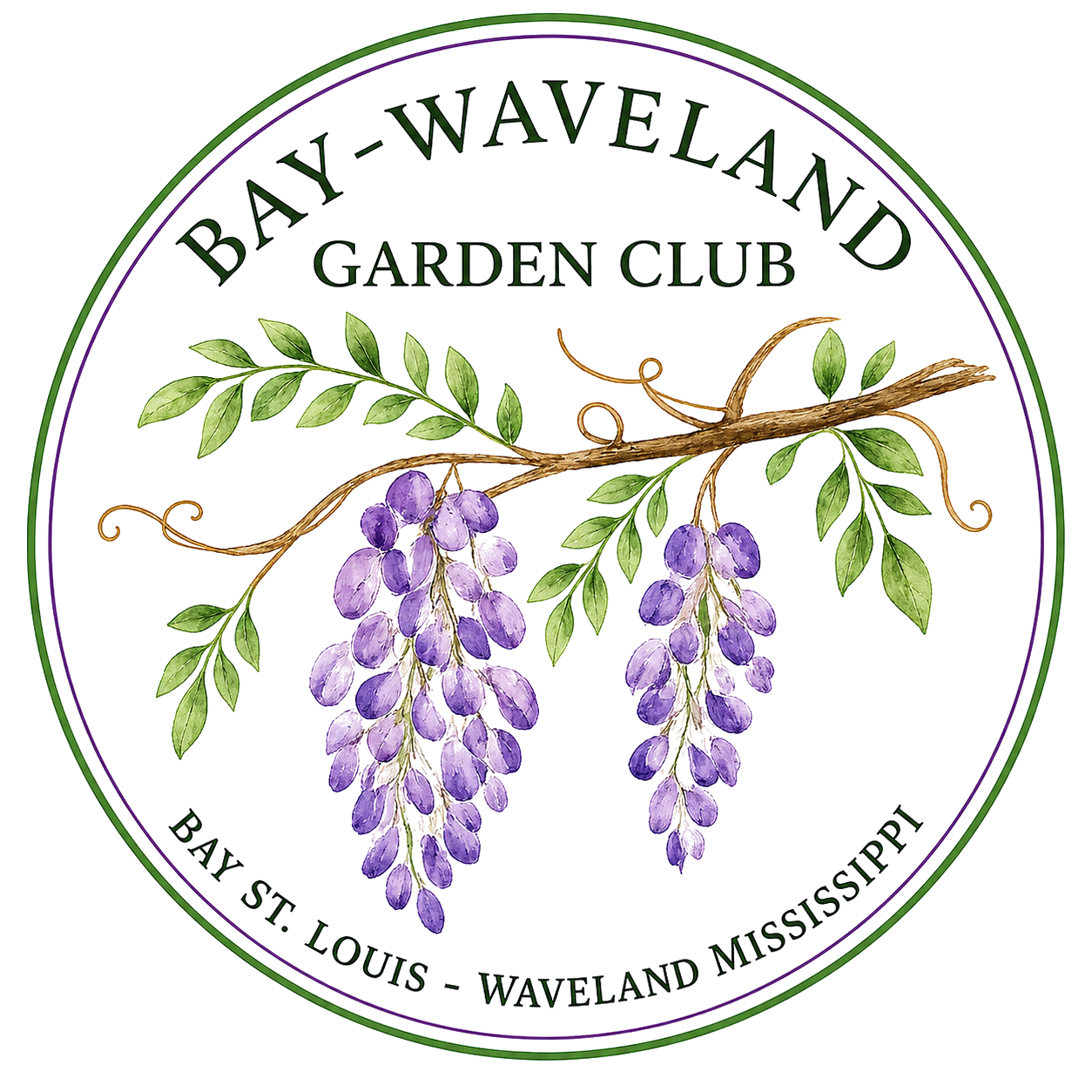 Bay-Waveland Garden Club Logo
